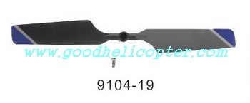 double-horse-9104 helicopter parts tail blade (blue-black color)